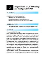 Pengalamatan Ip [PDF]