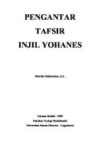 Pengantar Tafsir Injil Yohanes