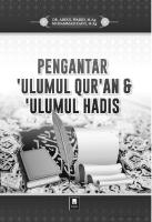 Pengantar Ulumul Qur - An Dan Ulumul Hadis PDF [PDF]