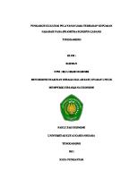 Pengaruh Motivasi Dan Disiplin Terhadap Produktivitas Kerja Pegawai Negri Sipil Sipil Pada Dinas Perhubungan Kabupaten Kutai Kartanegara