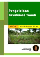 Pengelolaan Kesuburan Tanah