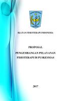 Pengembangan Pelayanan Fisioterapi Di Puskesmas