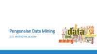 Pengenalan Data Mining