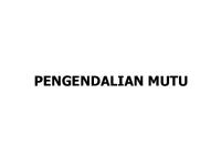 Pengendalian Mutu Proyek