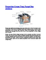 Pengertian Grease Trap