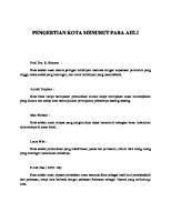 Pengertian Kota Menurut para Ahli [PDF]