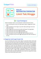 Pengertian Limit Dari Suatu Titik 0 PDF [PDF]