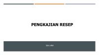 Pengkajian Resep