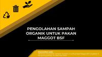 Pengolahan Sampah Organik Untuk Pakan Maggot BSF