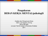 Pengukuran Beban Kerja Mental 18-5-2011