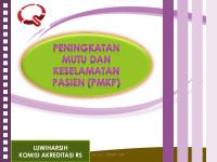 Peningkatan Mutu Dan Keselamatan Pasien (PMKP) PDF