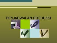 Penjadwalan Produksi