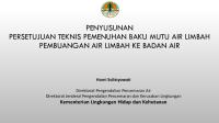 PENYUSUNAN KATEK PEMBUANGAN AIR LIMBAH Rev1 [PDF]