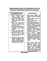 Per Banding An Sistem Pemerintahan Di Negara Indonesia Dengan Di Negara Belanda [PDF]