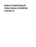 Peran Fisioterapi Pada Masa Pandemi Covid-19