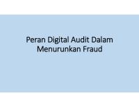 Peranan Digital Audit Dalam Menurunkan Fraud [PDF]