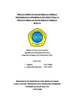 Peranan Sekolah Dasar Sebagai Lembaga Pengembangan Pendidikan Multikultural [PDF]