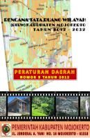 Peraturan Daerah Kabupaten Mojokerto Nomor 9 Tahun 2012 Tentang Rencana Tata Ruang Wilayah Kabupaten Mojokerto Tahun 2012 - 2032