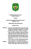 Peraturan Daerah Kota Palopo Nomor 9 Tahun 2012 Tentang Rencana Tata Ruang Wilayah Kota Palopo Tahun 2012 - 2032