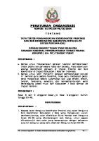 Peraturan Organisasi - 01 GN-PK Pusat