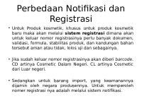 Perbedaan Notifikasi Dan Registrasi