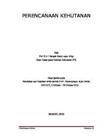 Perencanaan Hutan [PDF]