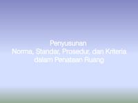 Perencanaan NSPK Penataan Ruang [PDF]