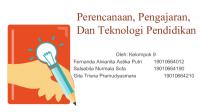 Perencanaan Pengajaran Dan Teknologi Pendidikan PDF