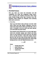 Perencanaan Saluran Drainase Model Trapesium PDF