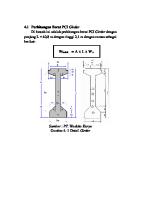 Perhitungan Berat PCI Girder