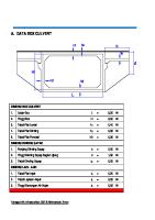 Perhitungan Box Culvert