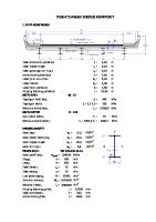 Perhitungan Girder Komposit