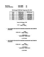 Perhitungan Icor Kab Tangerang [PDF]