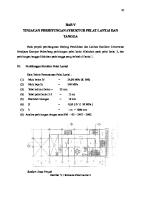 Perhitungan Pelat Lantai Dan Tangga