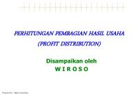 Perhitungan Pembagian Hasil Usaha Revenue Distribution [PDF]