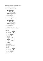 Perhitungan Pembuatan Larutan Buffer Fosfat [PDF]