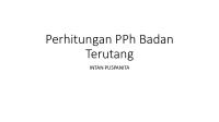 Perhitungan PPH Badan Terutang [PDF]