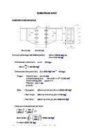 Perhitungan Sambungan Baut Kolom-Balok Baja