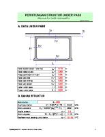 Perhitungan Underpass