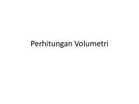 Perhitungan Volumetri-New