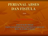 Perianal Fistula