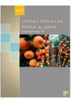 Perkalian Aljabar