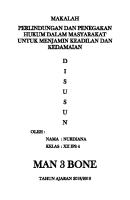 Perlindungan Dan Penegakan Hukum Dalam Masyarakat