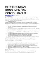 Perlindungan Konsumen Dan Contoh [PDF]