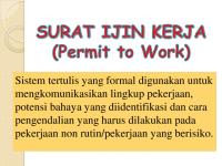 Permit To Work