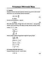 Persamaan Diferensial Biasa [PDF]