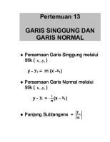 Persamaan Garis Normal PDF