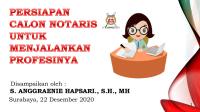 Persiapan Calon Notaris Untuk Menjalankan Profesinya - 220220