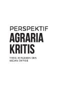 Perspektif Agraria Kritis: Teori, Kebijakan, dan Kajian Empiris
 9786027894365