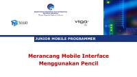 Pertemuan 04 - Merancang Mobile Interface